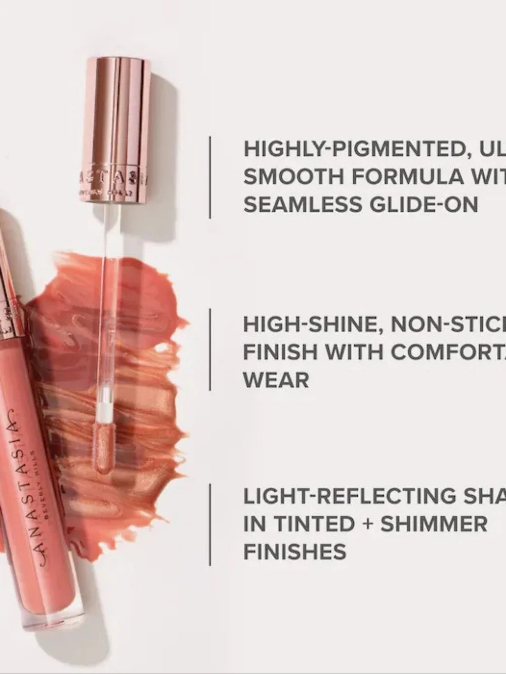 Anastasia Beverly Hills Shimmer Lip Gloss in Cotton Candy - Picture 4 of 5